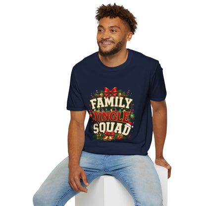 Family Jingle Squad Christmas T-Shirt — Festive Holiday Tee
