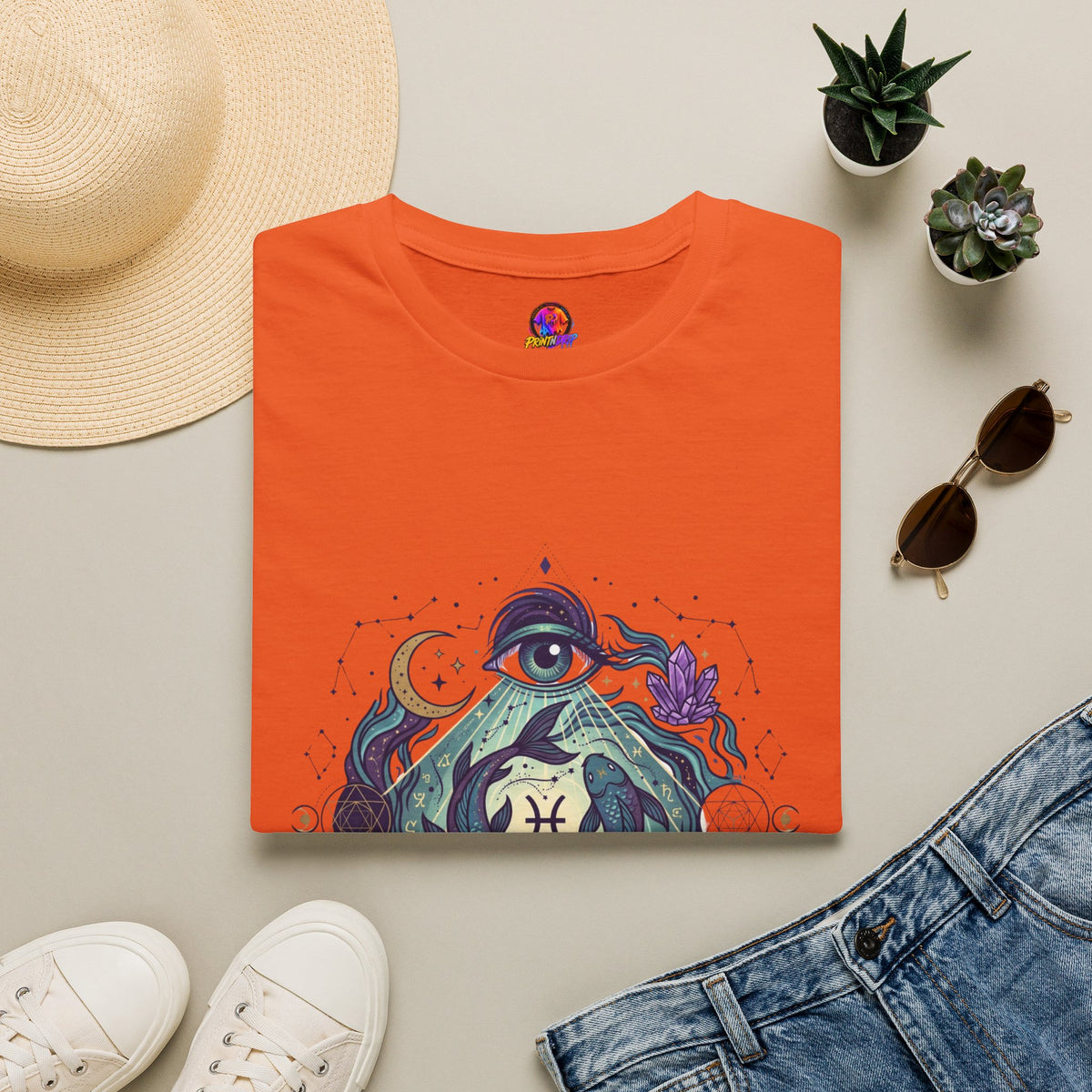 Pisces Mystic T-Shirt — 'I See Things You Don't' Astrology Tee