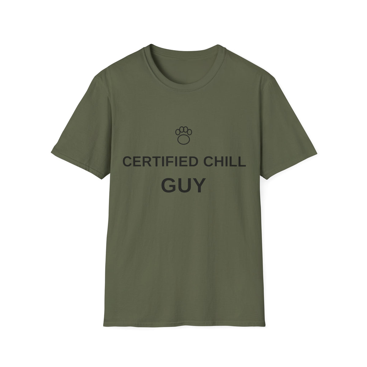 Certified Chill T-Shirt — 'Certified Chill' Paw Graphic Relaxed Tee - Trending Now - August 2026