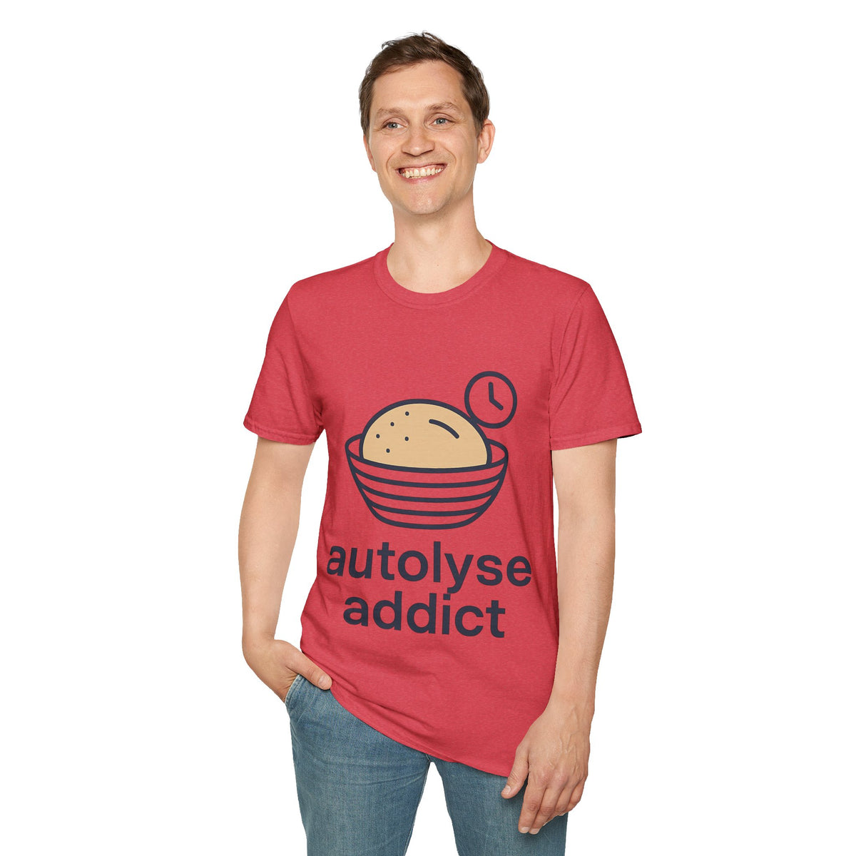 "Autolyse Addict" Funny Sourdough Baking Tee - Cute Bread Maker Pastry White T-Shirt - Trending Now - September 2026