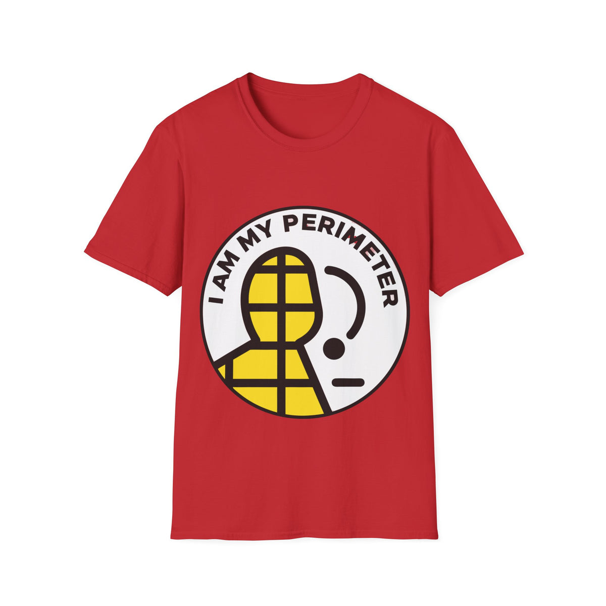 "I Am My Perimeter" Circular Graphic Tee - Trending Now - September 2026