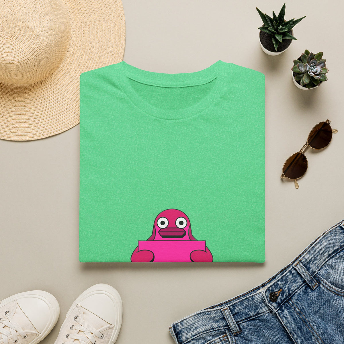 Pink Frog Character T-Shirt — Cute Quirky Graphic Tee - Trending Now - September 2026
