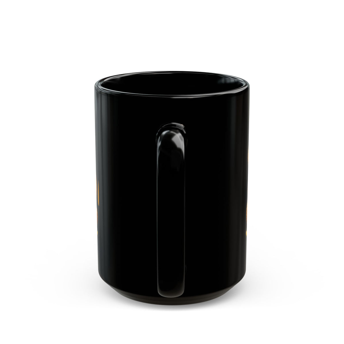 Childhood Cancer Awareness Teddy Bear Black Mug (11oz/15oz)