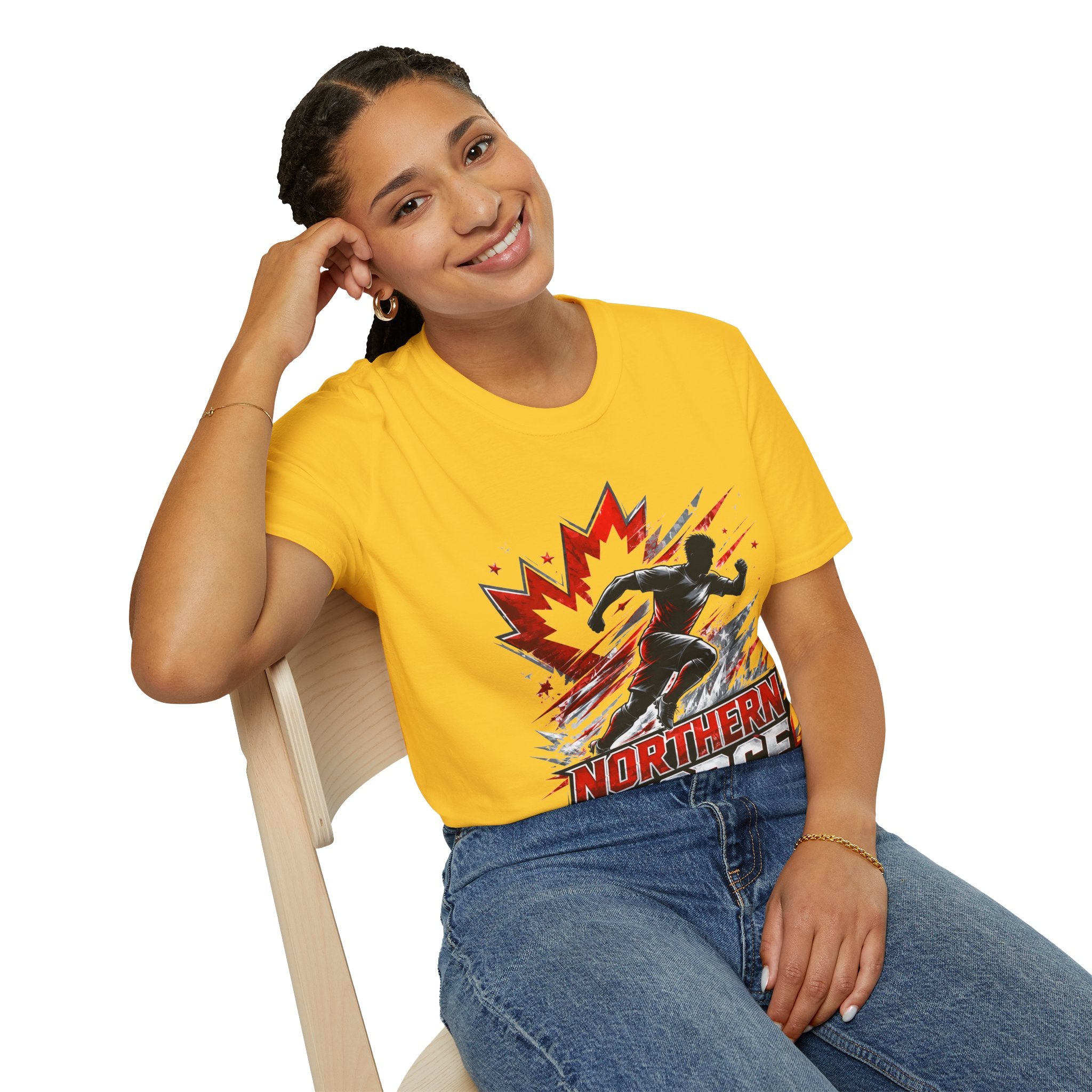 Canada Northern Force Running T‑Shirt — Canada Maple Runner Athletic Tee