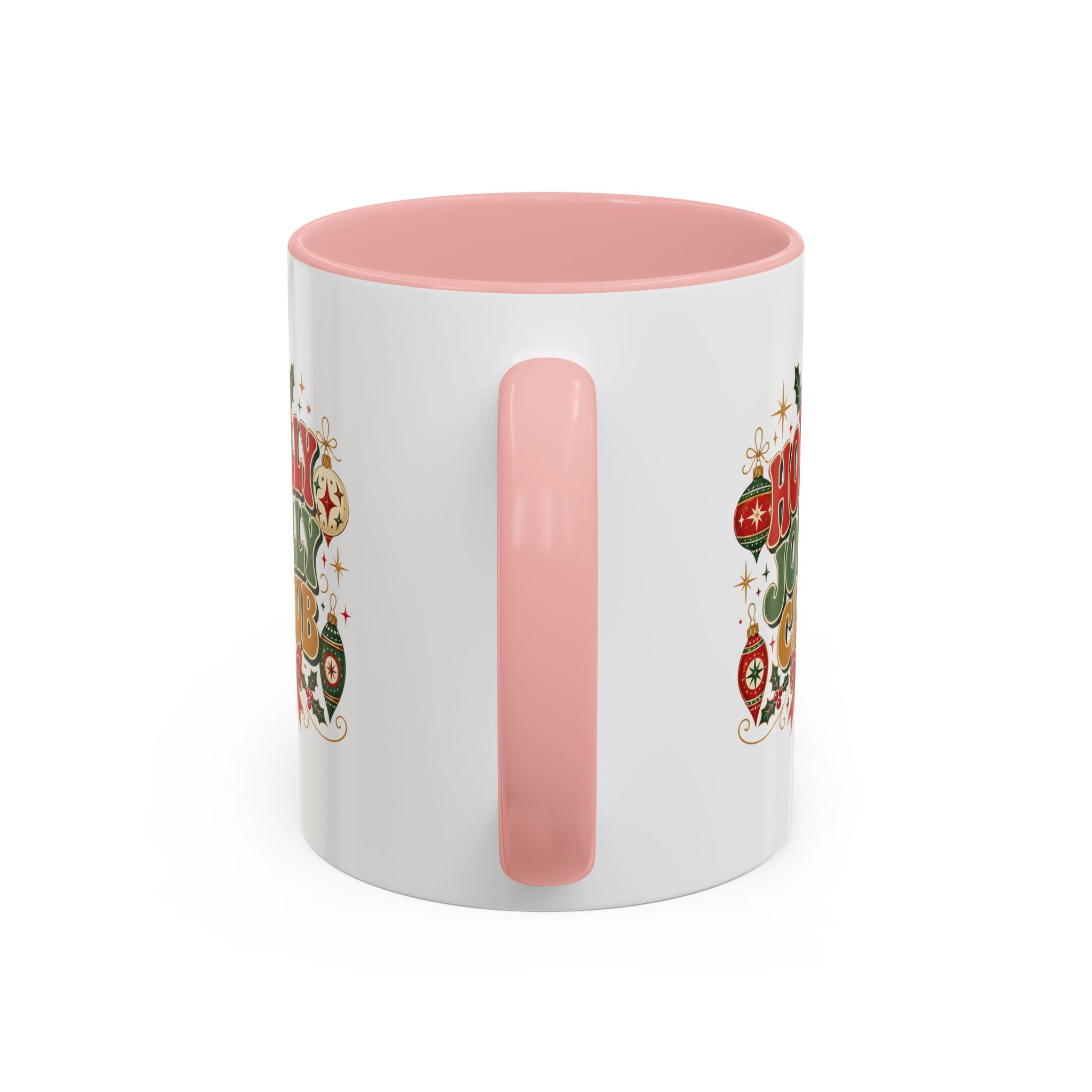 Accent Coffee Mug Holly Jolly Club