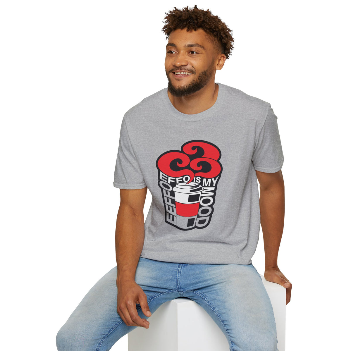 T‑Shirt — “Coffee Is My Co-Pilot” Retro Heart Coffee Cup Graphic Tee - Trending Now - August 2026