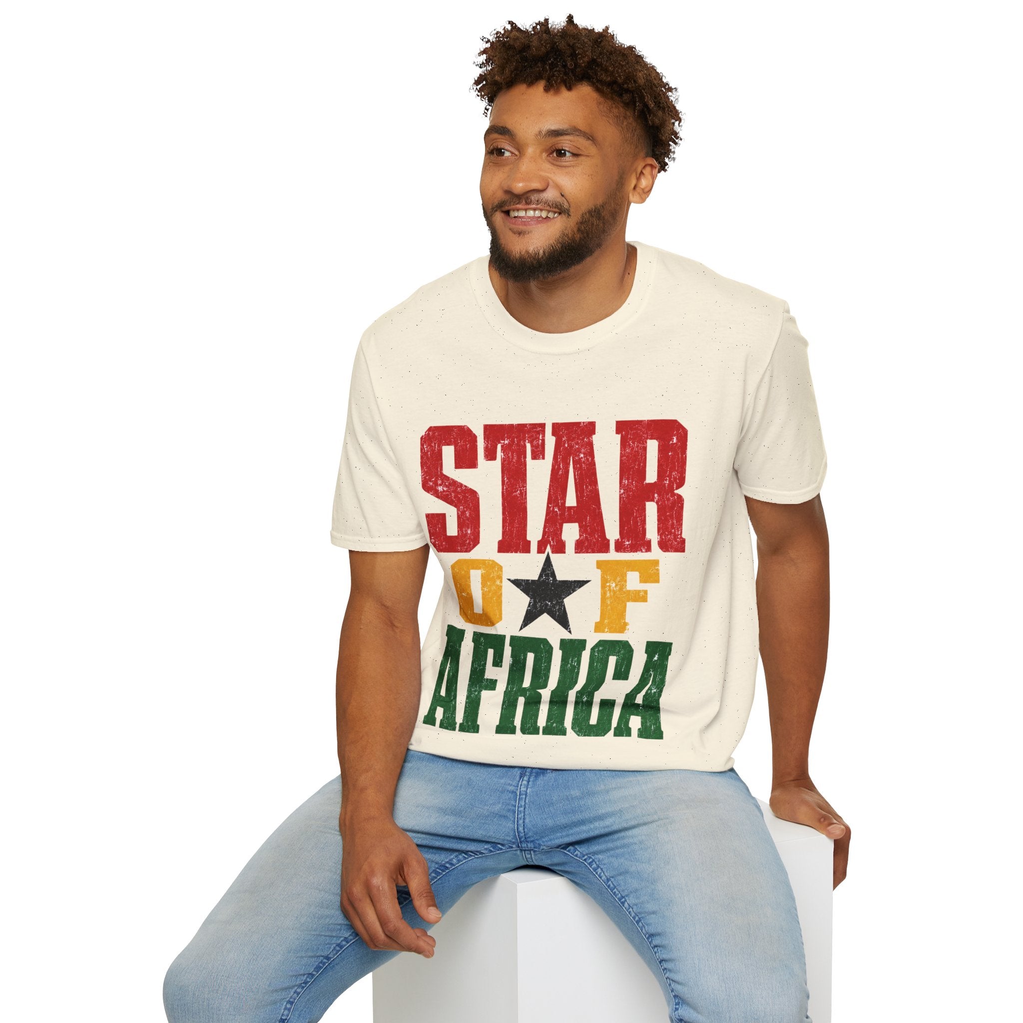 Ghana Star of Africa T-Shirt — Retro Pan-African Graphic Tee