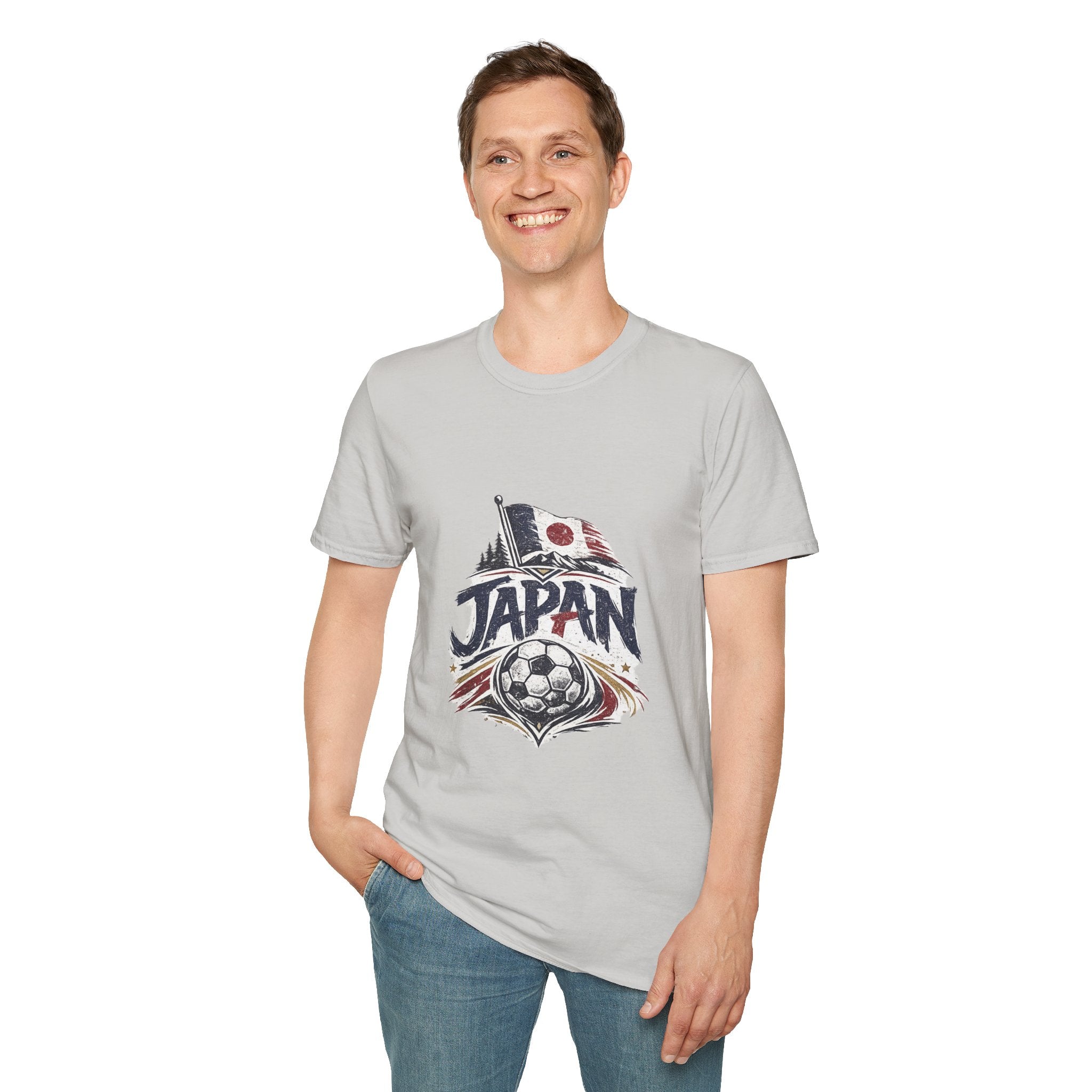 Japan Soccer T-Shirt – Vintage Flag & Crest Football Tee