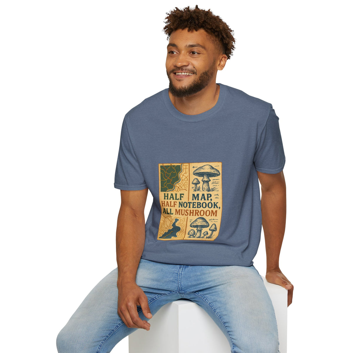 Mushroom Field Guide T-Shirt – Vintage “Half Map, Half Notebook, All Mushroom” Design - Trending Now - October 2026