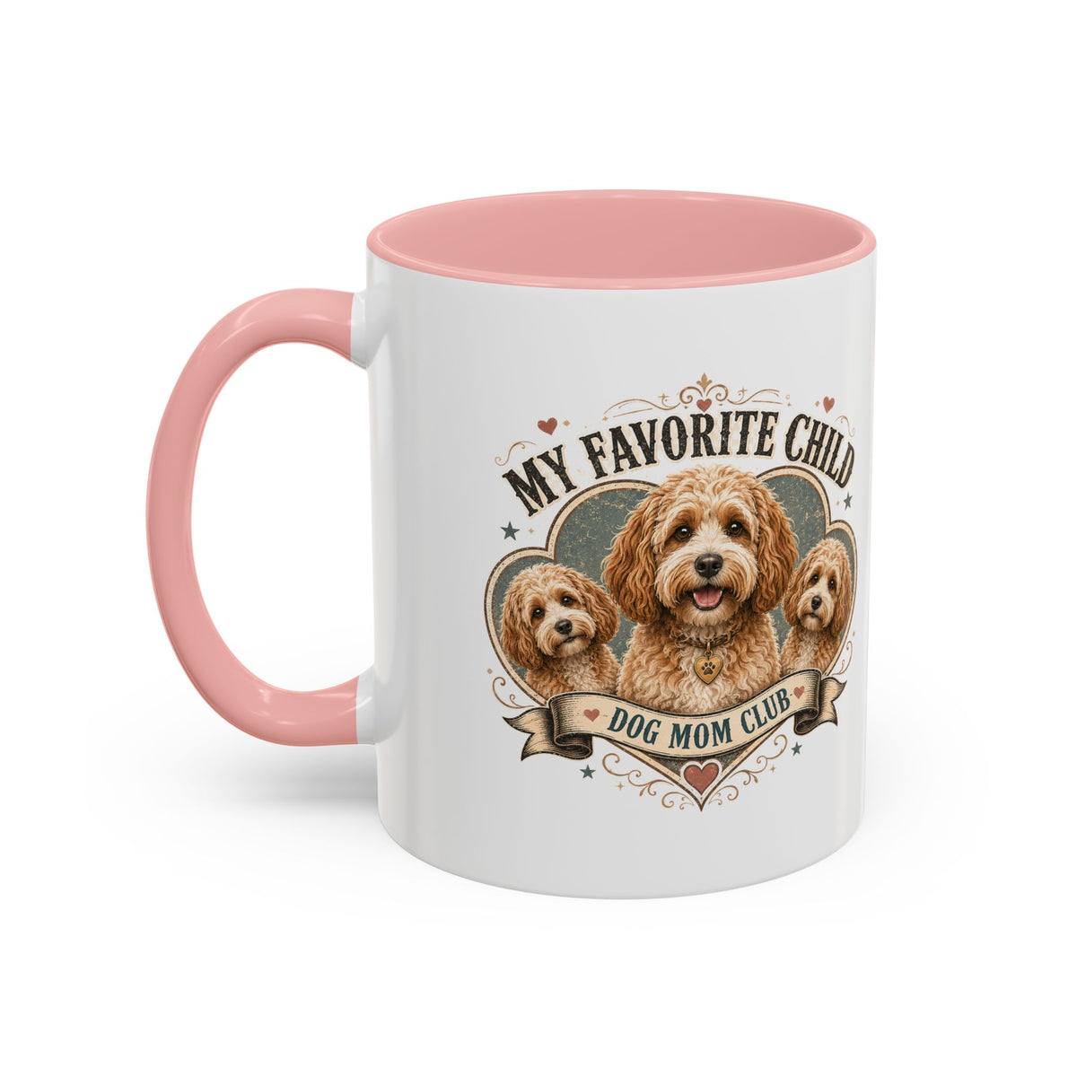 Milo Bailey Dog Dad Mom Dog Mom Club Coffee Mug — “My Favorite Child” Cute Labradoodle Gift