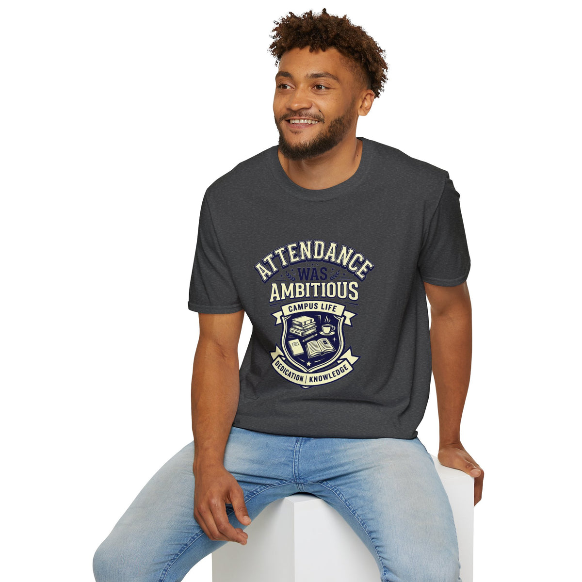 Attendance Ambitious T-Shirt — School Spirit Emblem Tee - Trending Now - August 2026