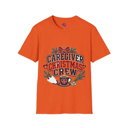 Caregiver Christmas Crew T-Shirt — Holiday Nurse & Caregiver Gift