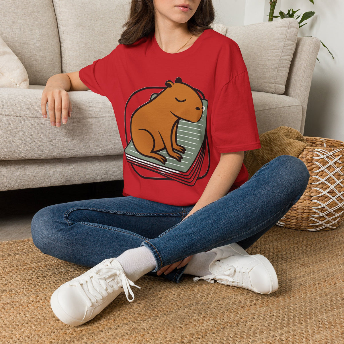 Capybara Nap T-Shirt — Cute Relaxed Capybara Illustration Tee - Trending Now - August 2026