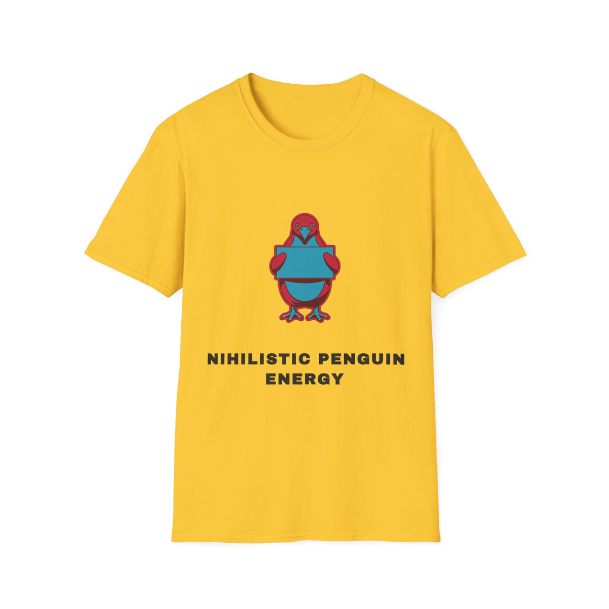 Minimalist Athletic Penguin T-Shirt — "Minimalistic Penguin Energy" Design - Trending Now - September 2026