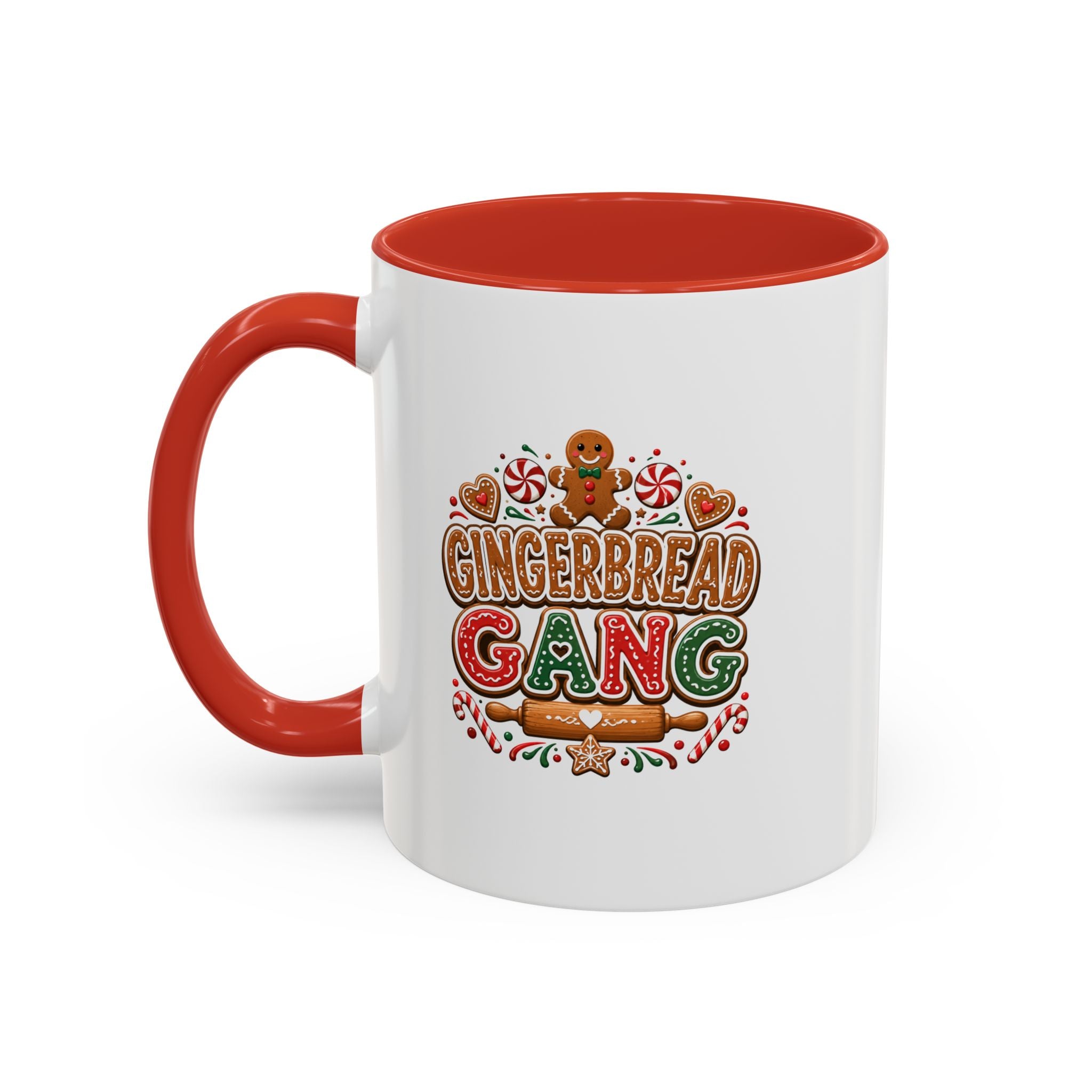 Gingerbread Gang Coffee Mug – Holiday Baking Christmas Cocoa Mug