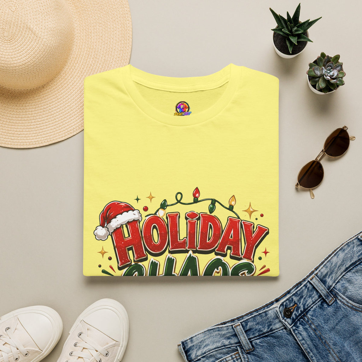 Holiday Chaos Coordinator T-Shirt — Funny Christmas Crew Tee