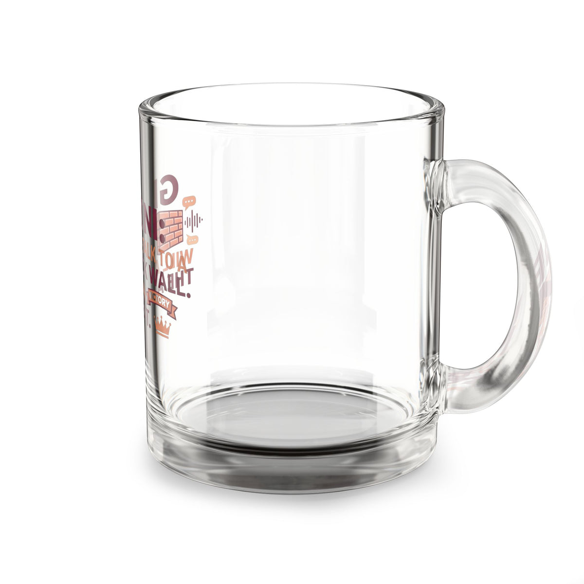 Gemini Glass Mug – “Will Talk to a Brick Wall, Will Also Win the Argument” – 10oz Zodiac Coffee Cup