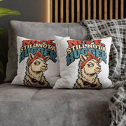 Nope Still Not a Hugger Alpaca Pillowcase — Funny Llama/Alpaca Decorative Throw Pillow Cover