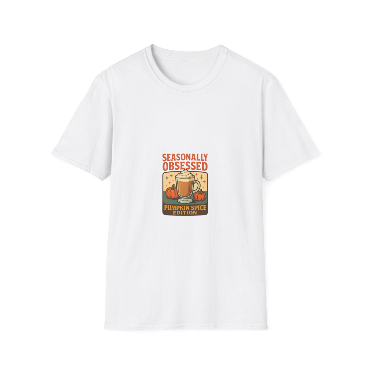 Seasonally Obsessed Pumpkin Spice T-Shirt - Trending Now - October 2026