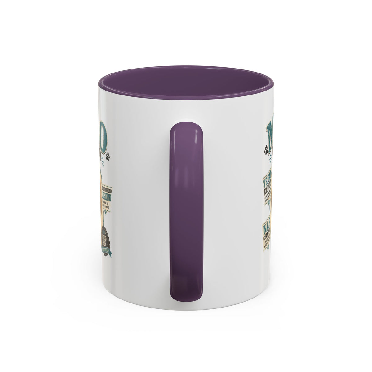 Milo Bailey Dog Dad Mom Personalized Dog Mug — "Milo The Good Boy" Accent Coffee Mug