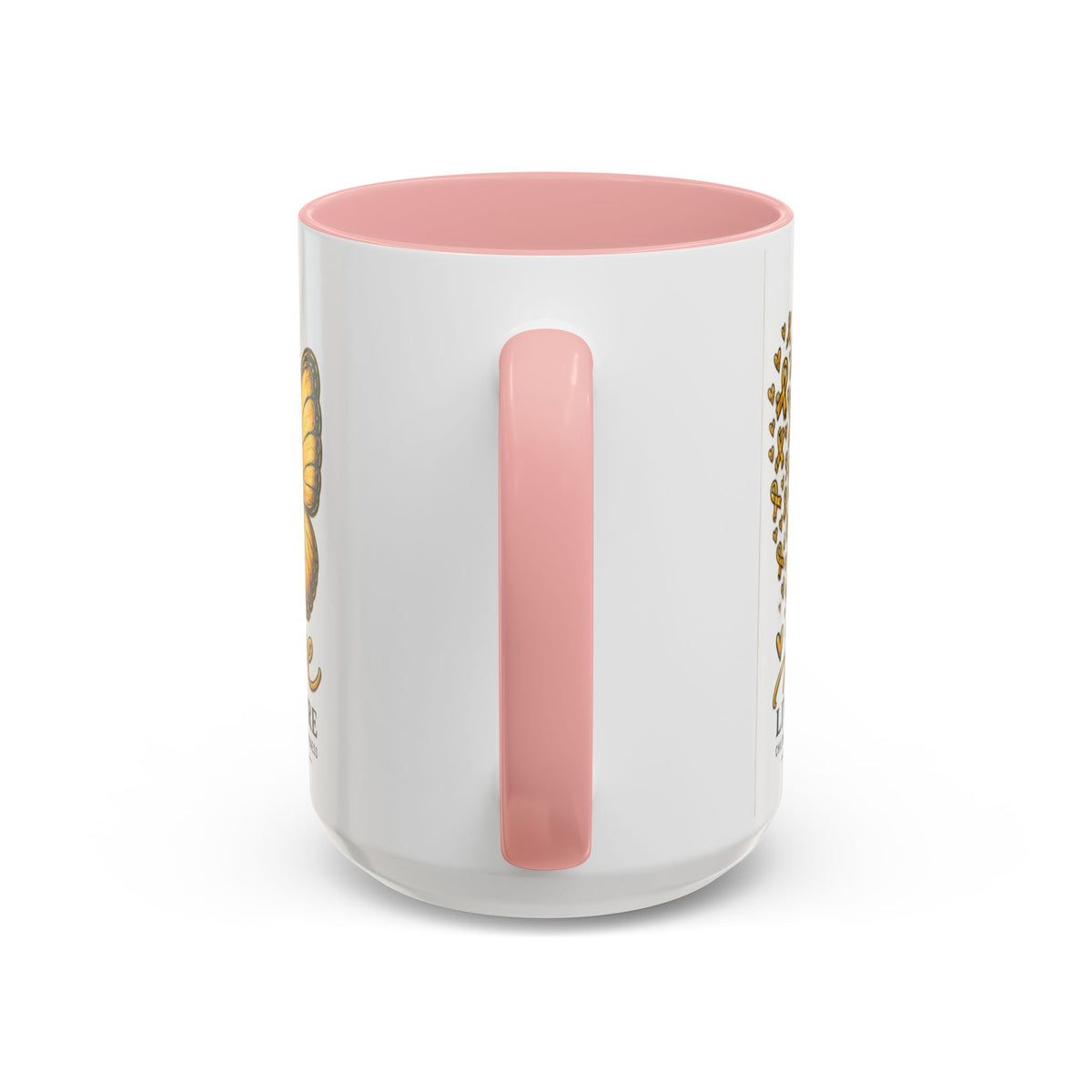 Hope Lives Here Childhood Cancer Awareness Accent Coffee Mug
