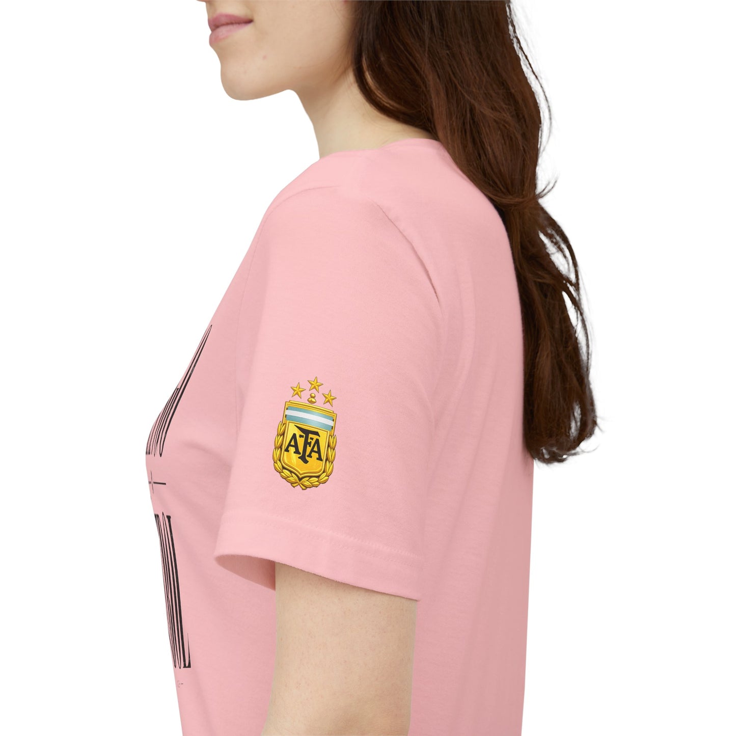 Argentina - Tango y Fútbol Graphic Tee - Bold Serif Soccer & Dance Shirt