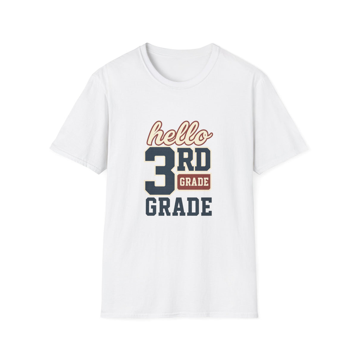 Hello 3rd Grade Shirt — Back to School Kids' T-Shirt - Trending Now - August 2026