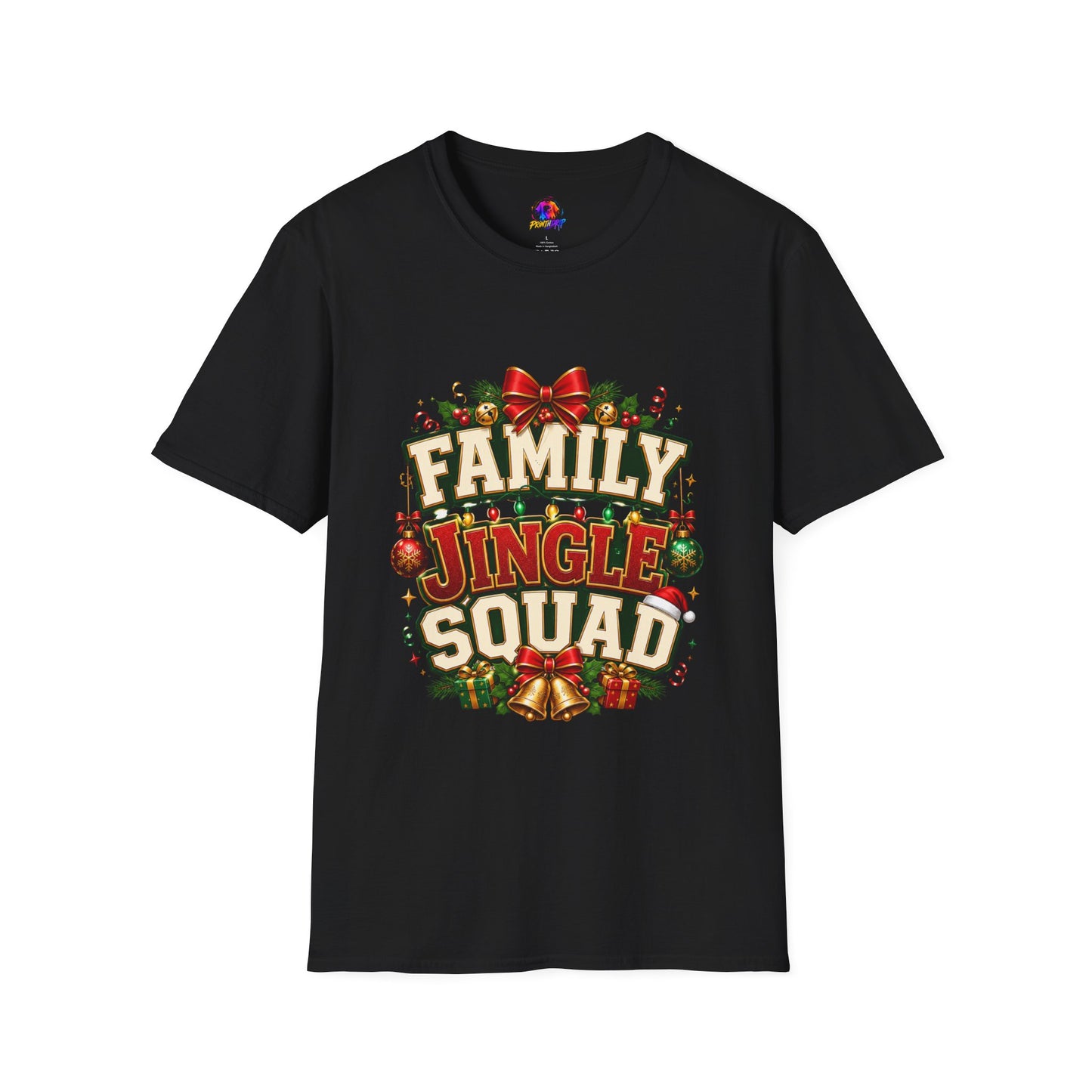 Family Jingle Squad Christmas T-Shirt — Festive Holiday Tee