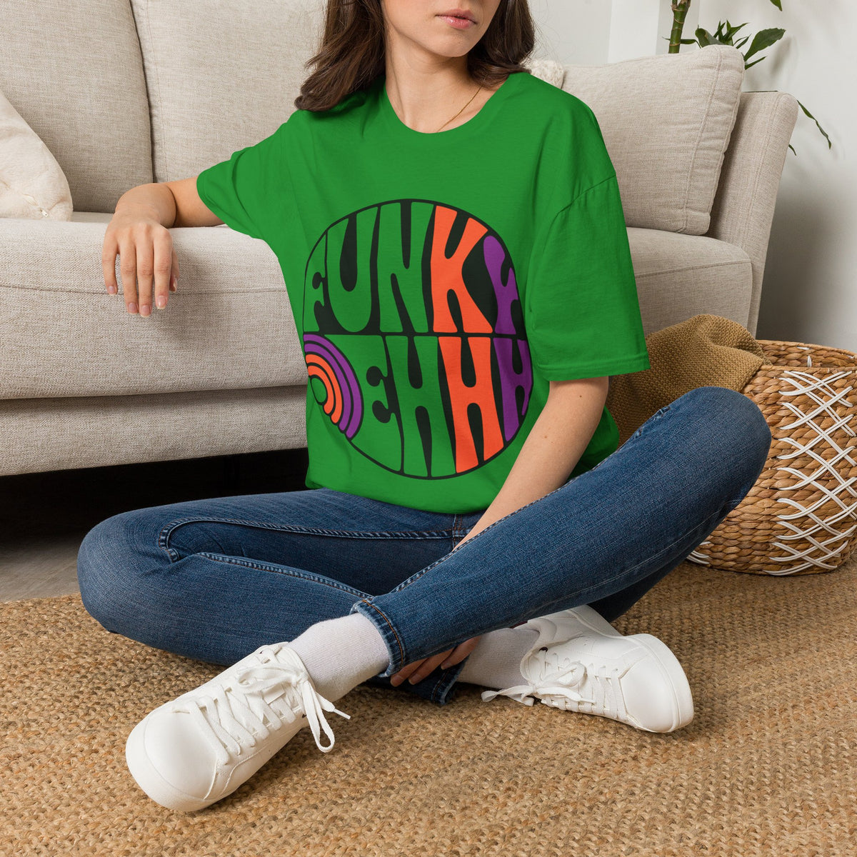 Funk Vibes Graphic T-Shirt — Retro 70s Circle Design - Trending Now - August 2026