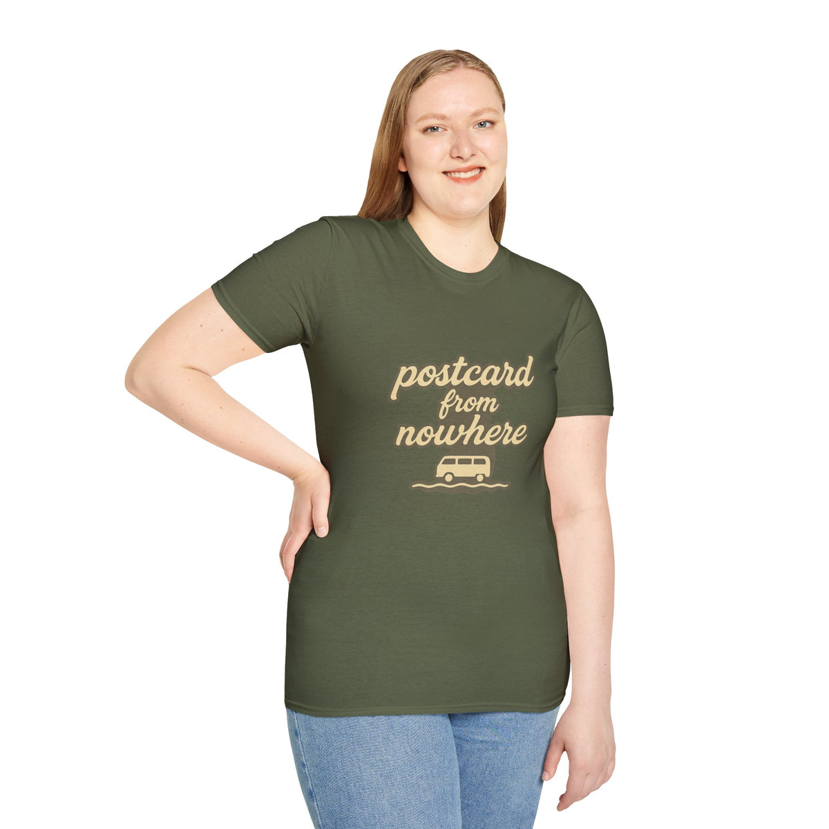 Postcard From Nowhere T‑Shirt – Retro Roadtrip Graphic Tee - Trending Now - August 2026