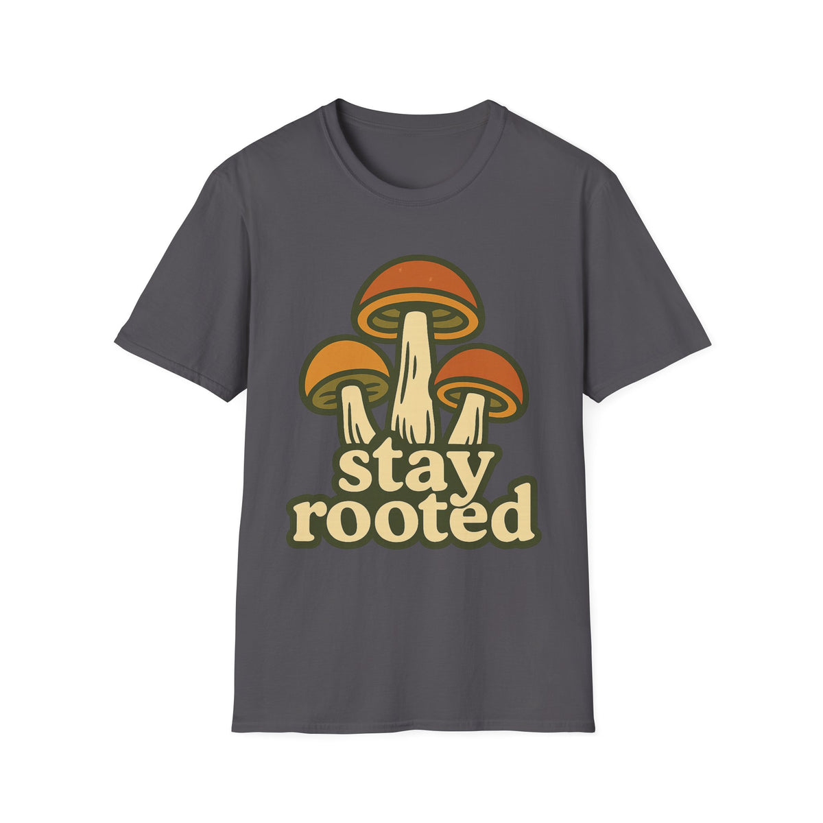 Mushroom "Stay Rooted" T-Shirt - Trending Now - September 2026