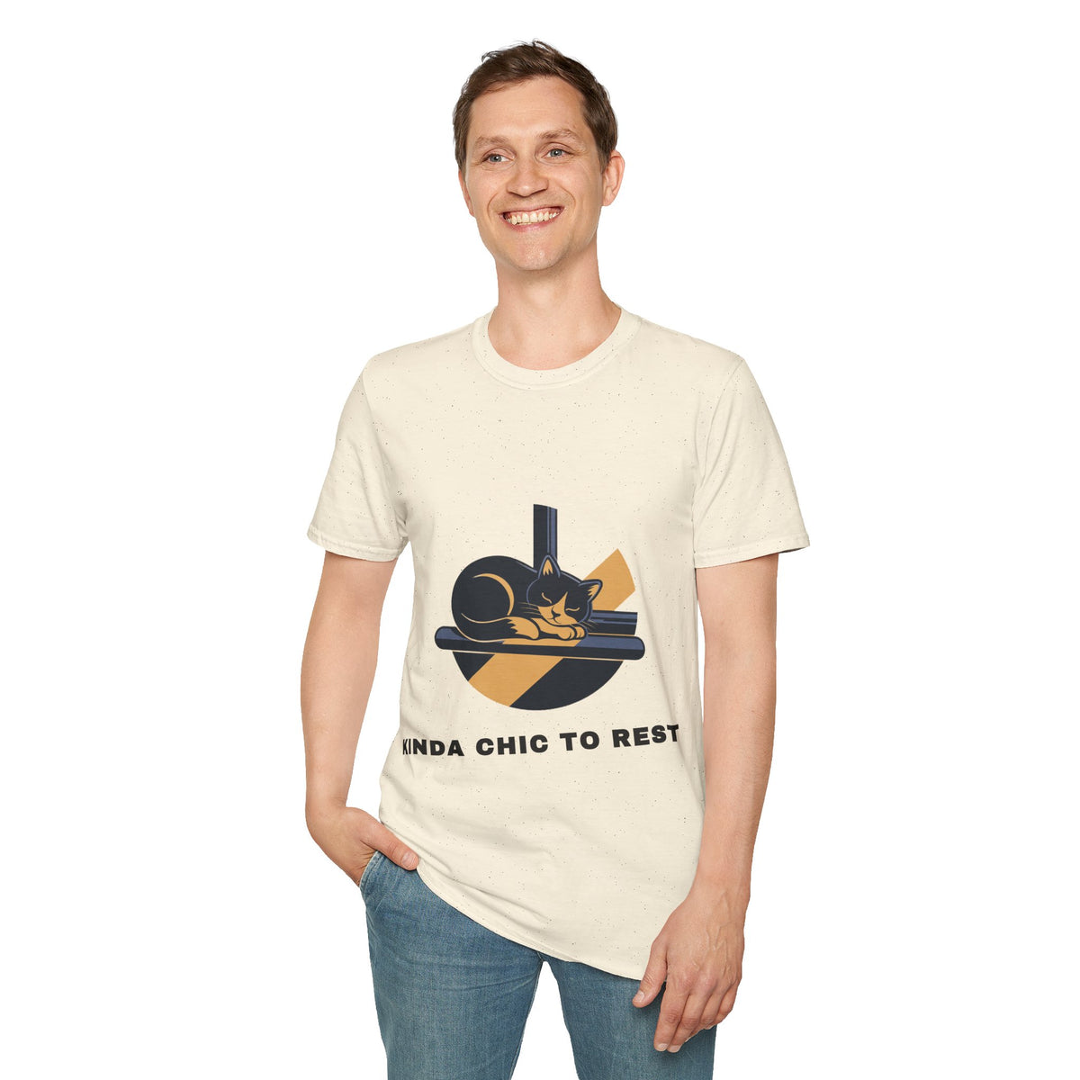 Cat Resting T-Shirt — "Kinda Chic to Rest" Graphic Tee - Trending Now - September 2026