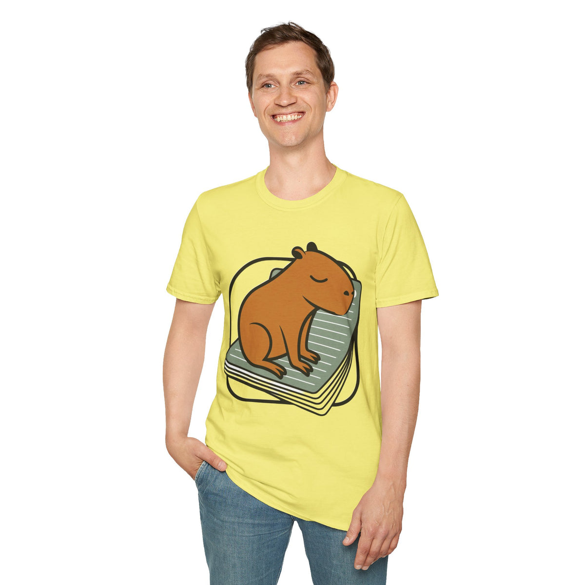 Capybara Nap T-Shirt — Cute Relaxed Capybara Illustration Tee - Trending Now - August 2026