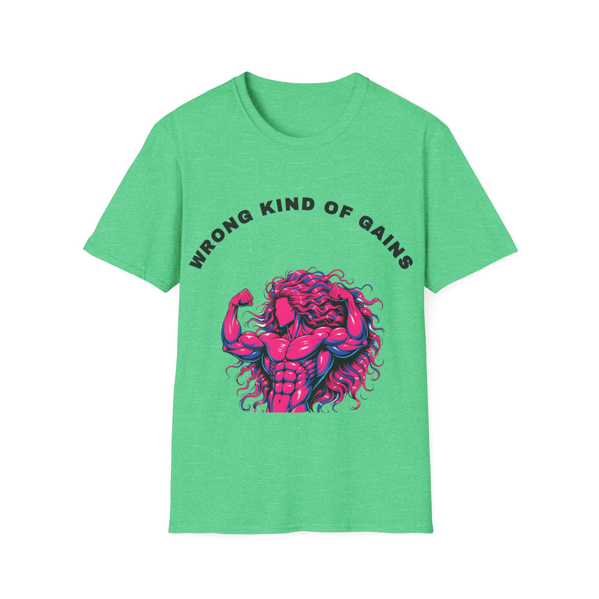 T-Shirt — "Wrong Kind of Gains" Muscle Monster Graphic Tee - Trending Now - September 2026