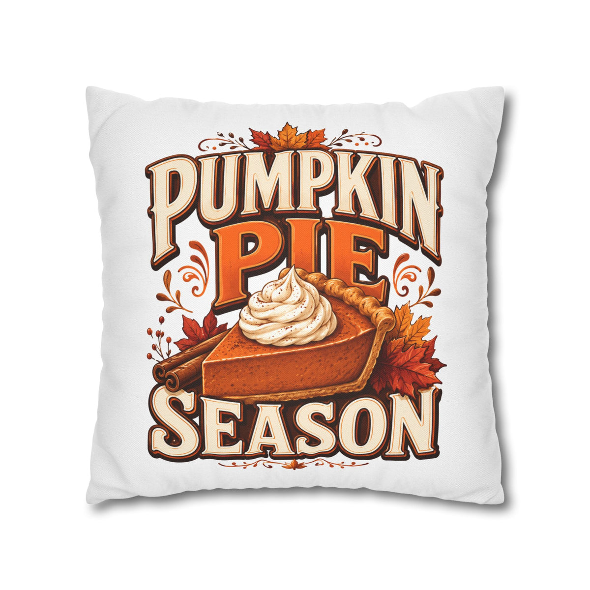 Thanksgiving Pumpkin Pie Season Decorative Pillowcase