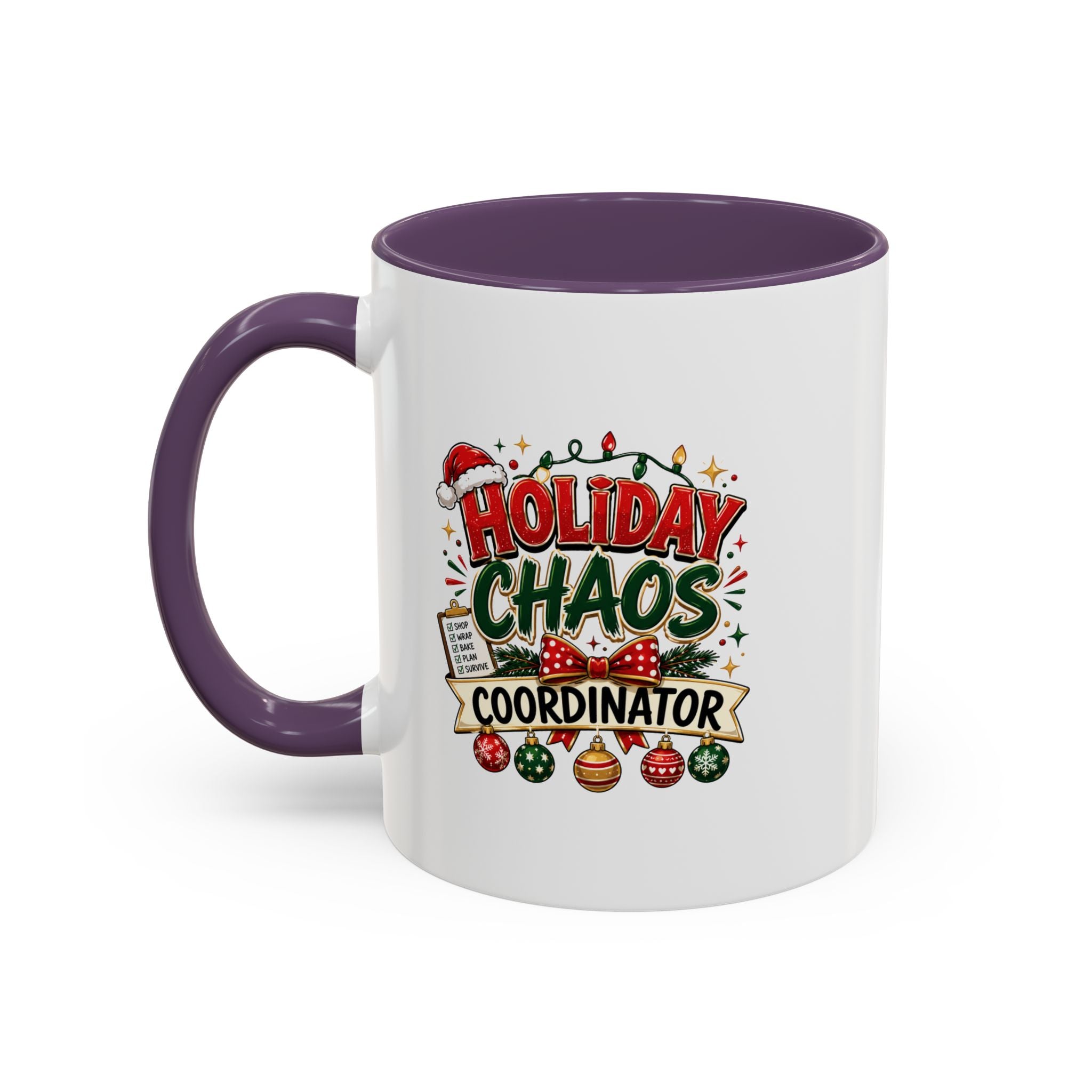Accent Coffee Mug Holiday Chaos Coordinator