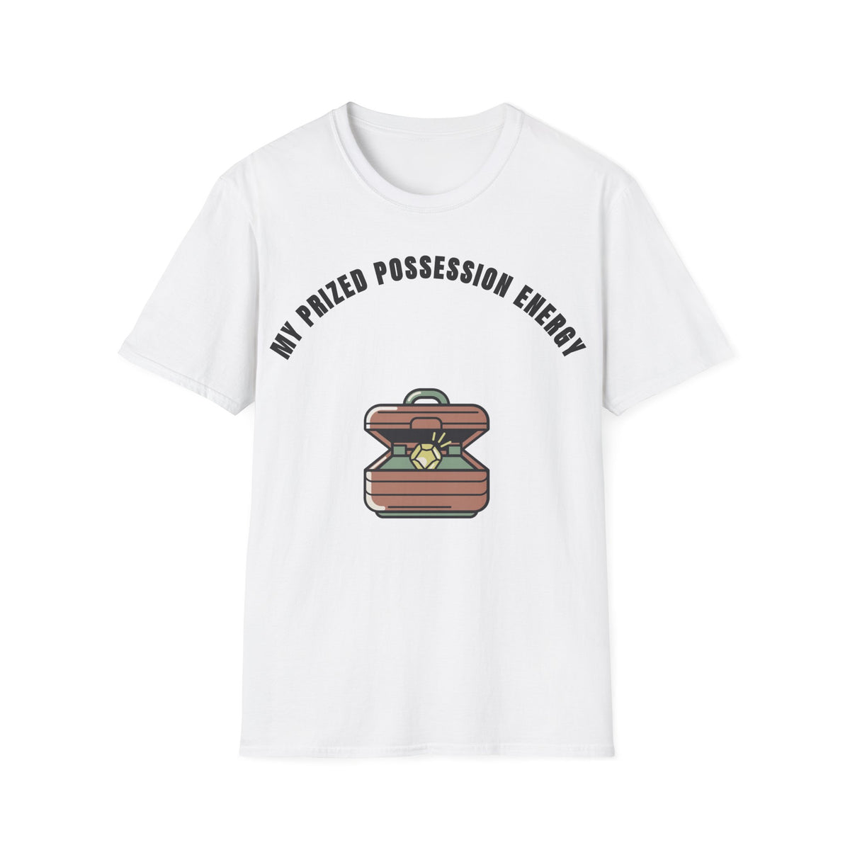 T-Shirt — Treasure Chest Graphic “My Prized Possession Energy” - Trending Now - September 2026