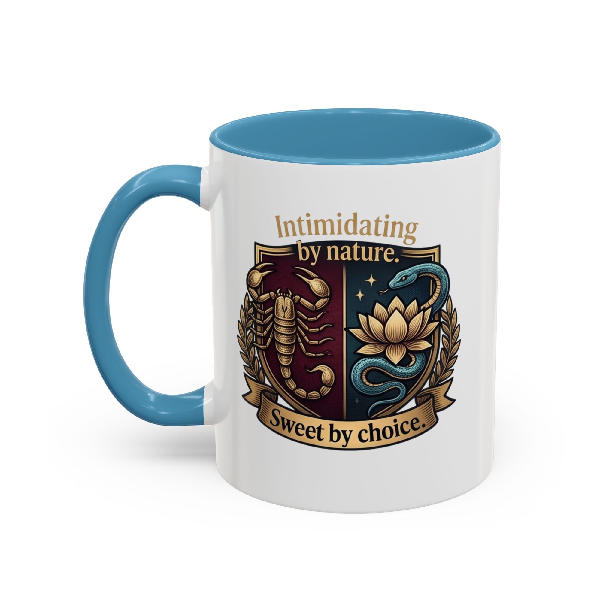 Intimidating by Nature, Sweet by Choice Accent Coffee Mug (11/15oz)