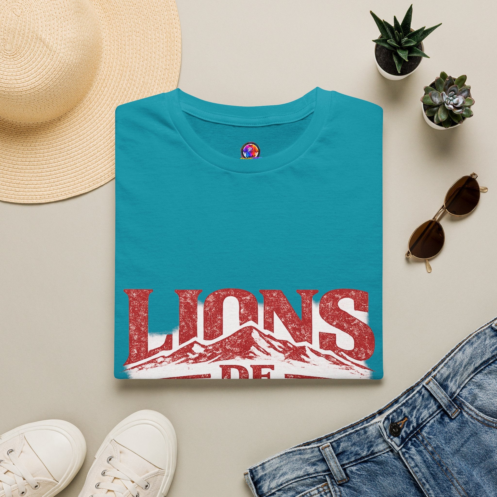 Morocco Lions de Atlas T-Shirt — Vintage Moroccan Atlas Mountain Graphic Tee