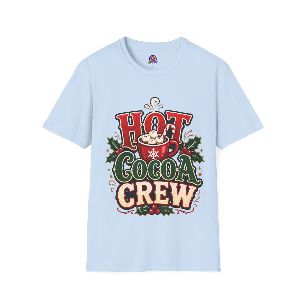 Hot Cocoa Crew T‑Shirt — Cozy Holiday Hot Chocolate Graphic Tee