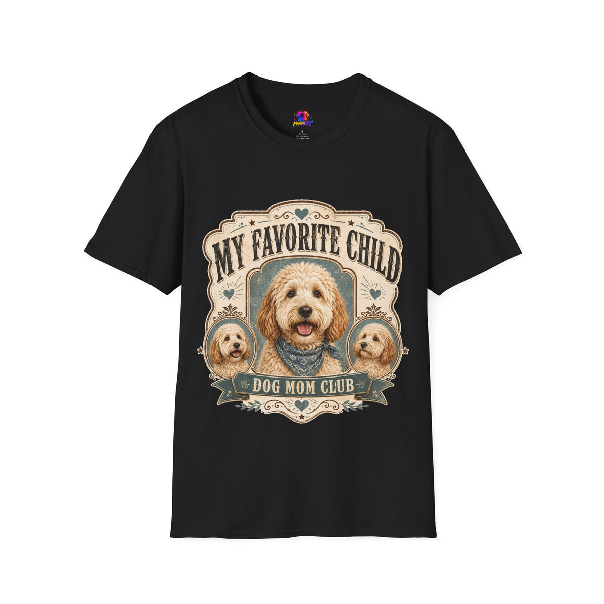 T-Shirt — "My Favorite Child" Dog Mom Club Graphic Tee