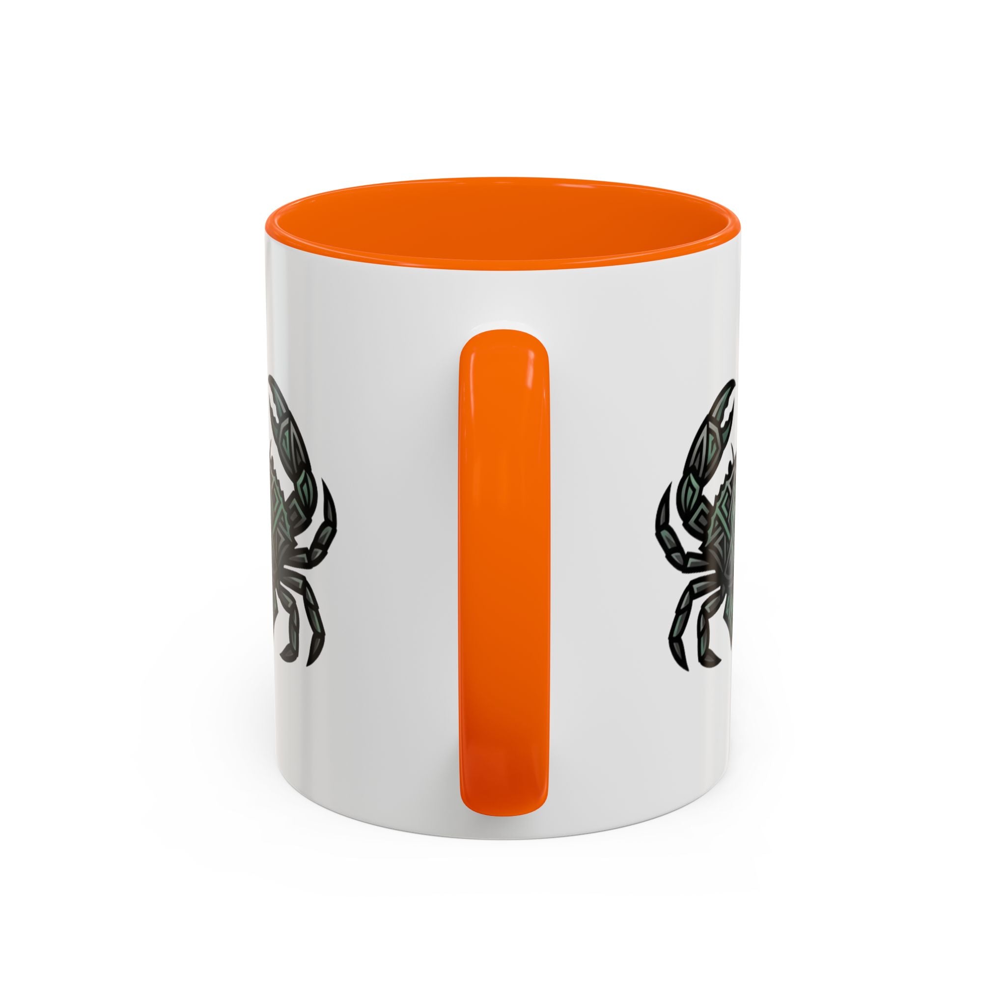 Cancer Zodiac Coffee Mug — Geometric Crab Accent Mug