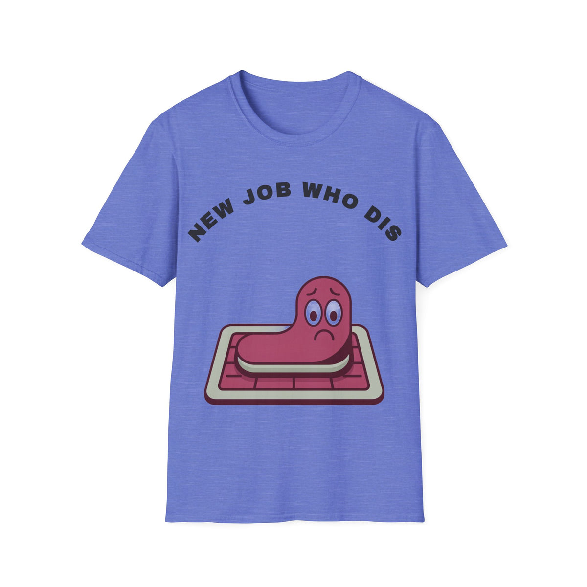 T-Shirt — "New Job Who Dis" Funny Office Cake Graphic Tee - Trending Now - September 2026
