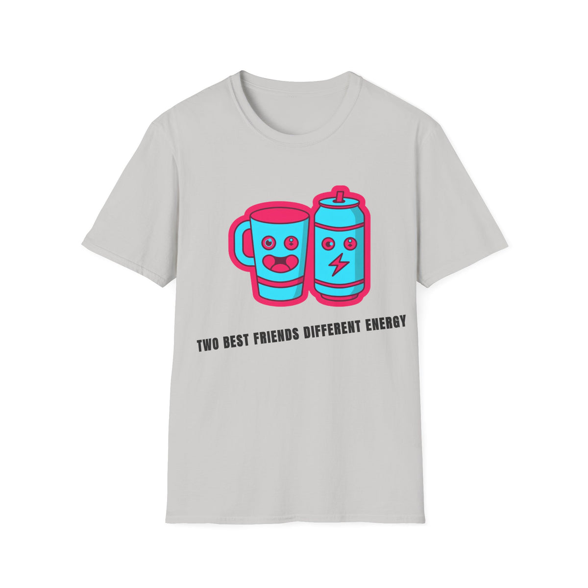 Battery & Cup Best Friends T‑Shirt — Cute Kawaii Coffee Mug and Battery Graphic Tee - Trending Now - September 2026