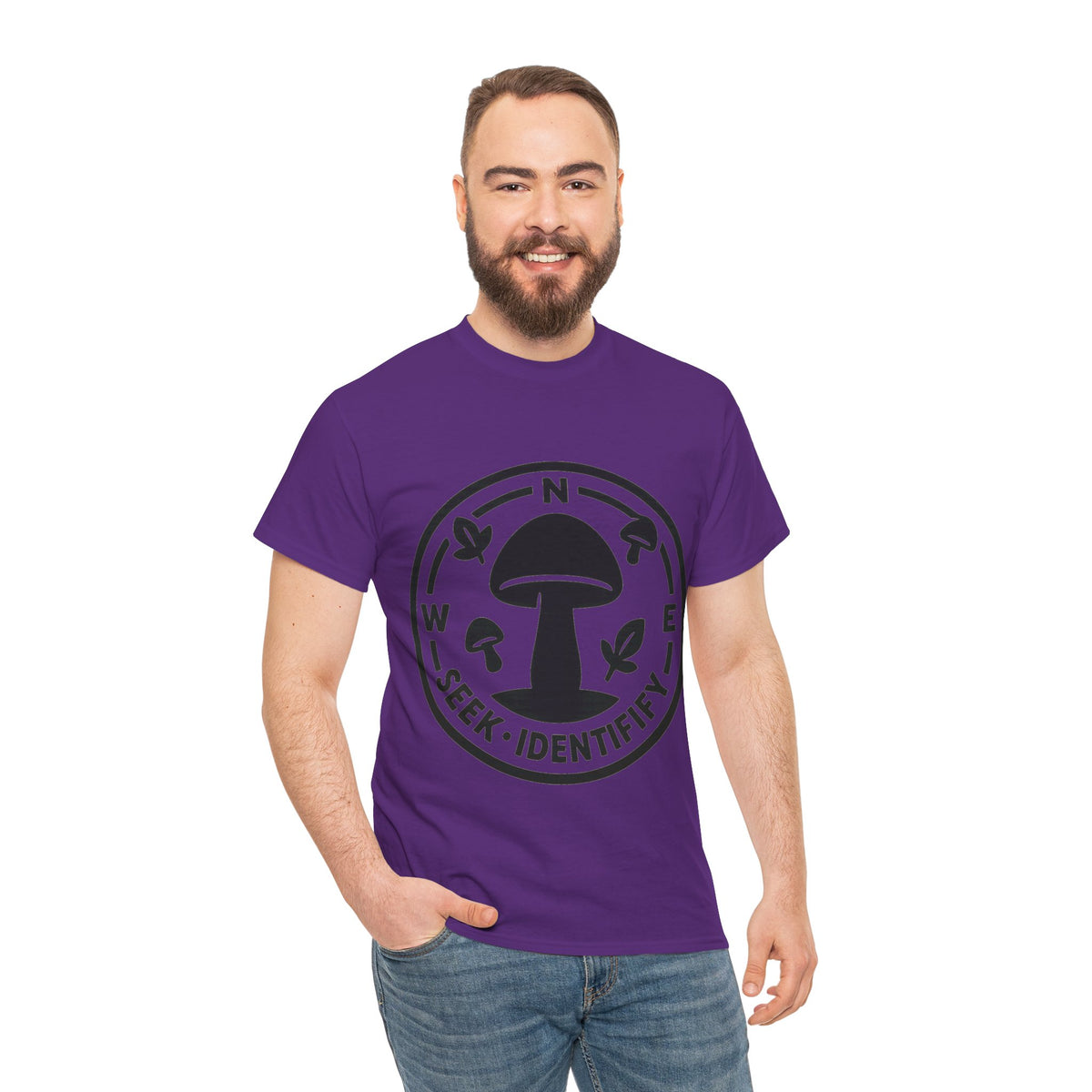 Rooted in Connection Mushroom Graphic Tee - Aesthetic Nature T-Shirt - Trending Now - September 2026
