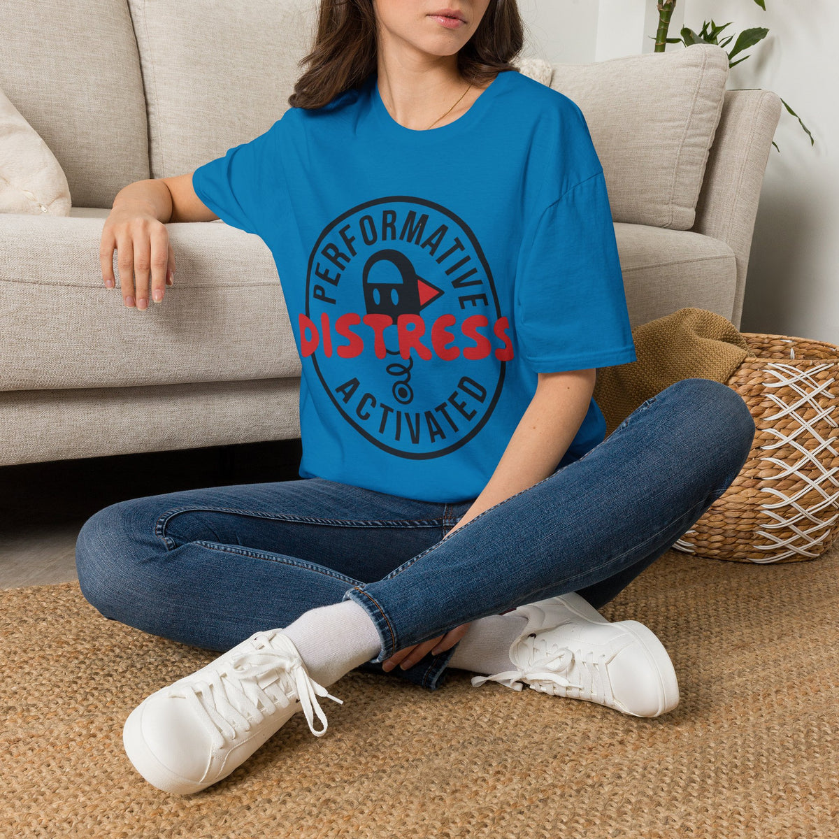 T-Shirt — “Performative Distress Activated” Graphic Tee - Trending Now - August 2026
