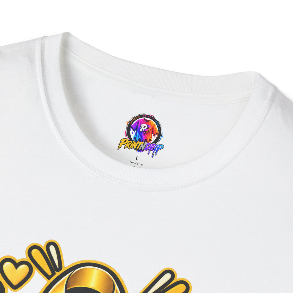 Childhood Cancer Awareness T-Shirt — "Love for the Little Warriors" Yellow Ribbon