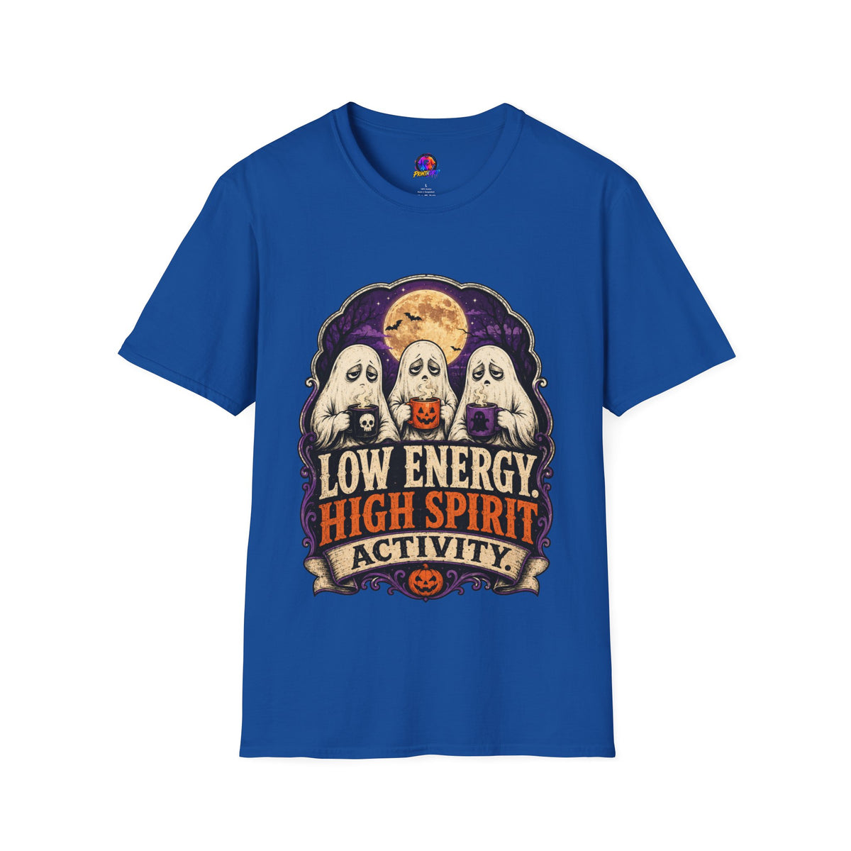 Halloween Low Energy High Spirit Unisex Softstyle T-Shirt