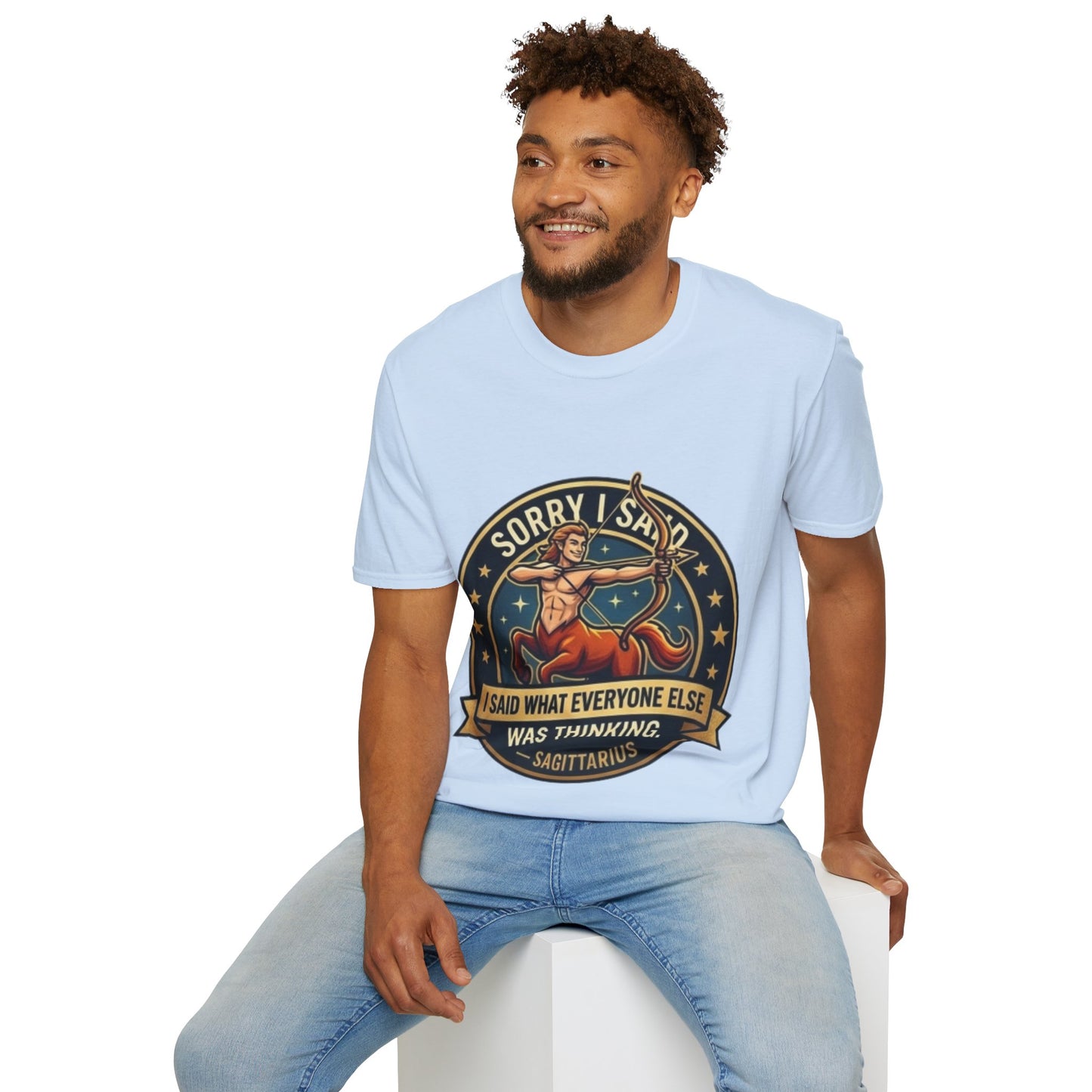 Sagittarius T-Shirt "Sorry I Said What Everyone Else Was Thinking" – Zodiac Archer Graphic Tee