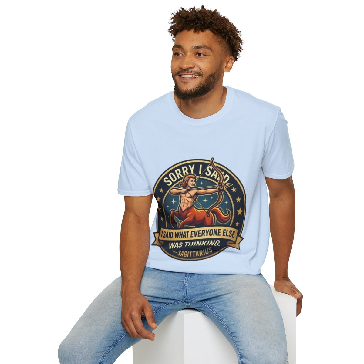 Sagittarius T-Shirt "Sorry I Said What Everyone Else Was Thinking" – Zodiac Archer Graphic Tee